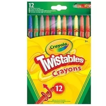Выкручивающихся восковых мелков Crayola, 12 штук