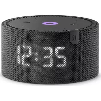 Яндекс.Станция Мини Плюс YNDX-00020 с часами и голосовым помощником, черная