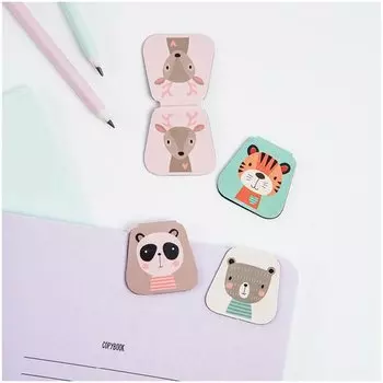 Закладки магнитные для книг Meshu Little one, 4,5 х 18,5 см, 4 шт
