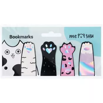 Закладки магнитные для книг Meshu Paws, 4 шт