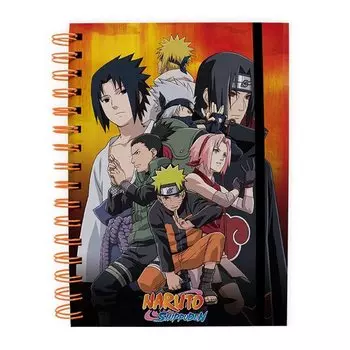 Записная книжка ABYstyle Naruto Shippunden Konoha group