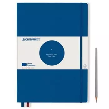 Записная книжка Leuchtturm Bauhaus Edition, в точку, А5, королевский синий