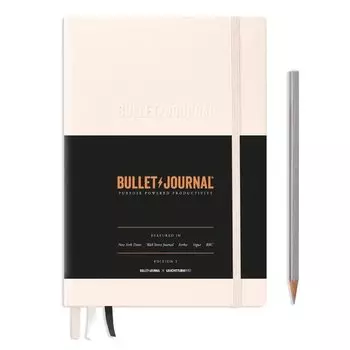 Записная книжка Leuchtturm Bullet Journal второе издание А5, в точку, розовая, 206 страниц, 120 г/м2, твердая обложка