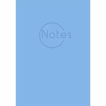 Записная книжка Listoff New plans, 80 листов, в клетку, небесный