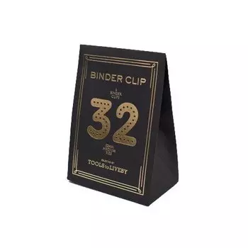 Зажимы, 32 мм, 6 шт.