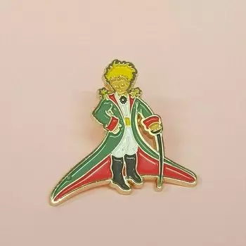 Значок эмалированный Подписные издания Маленький принц. Принц с саблей