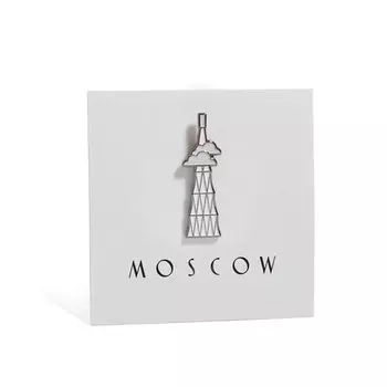 Значок металлический Heart Of Moscow Шуховская башня