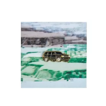 Значок металлический "90 Джип"