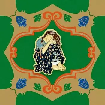 Значок металлический "Аленушка"