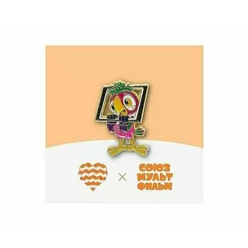 Значок металлический Heart Of Moscow Попугай Кеша