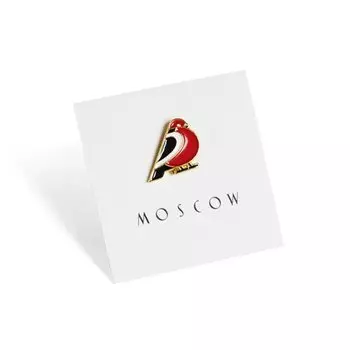 Значок металлический "Снегирь"