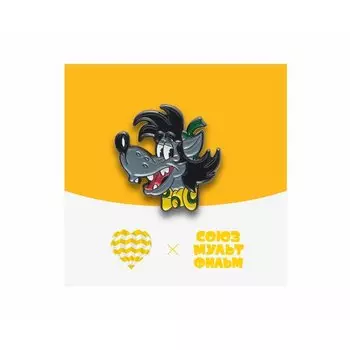 Значок металлический Heart Of Moscow Волк