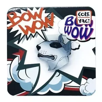 Значок "Бультерьер", 4 х 4,5 см