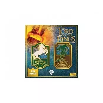 Значок Rubber Road Pin Kings Властелин колец 1.1 Пони и Дракон, набор из 2 шт