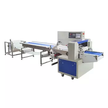 Автоматическая горизонтальная упаковочная машина Hualian Machinery DXDZ-600XD (bubble,250мм,130х120)