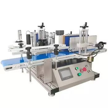 Автоматический этикетировщик для круглой тары Hualian Machinery HLKP-35