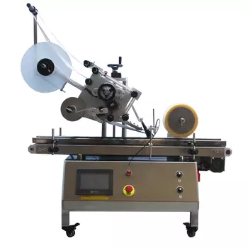 Автоматический этикетировщик для плоских поверхностей с датером Hualian Machinery HLMT-160D