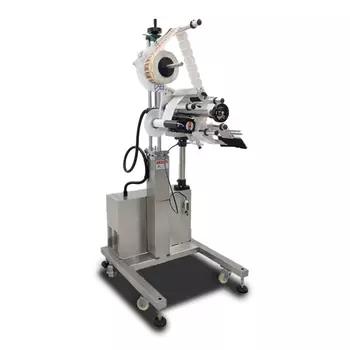 Автоматический этикетировщик для плоских поверхностей с датером Hualian Machinery HLKBL-2TD