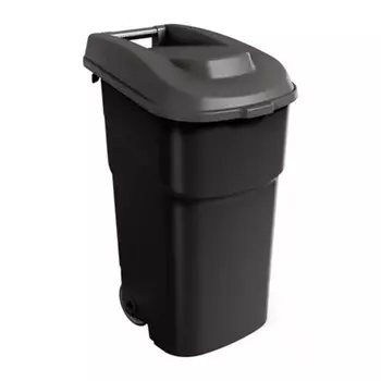 Бак для мусора на колесах Restola 434272913 90л 52х42,5х85см черный