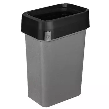 Бак для мусора Restola 435245813 SMART BIN PRO 50л (430x330x630мм), с крышкой гастро черный