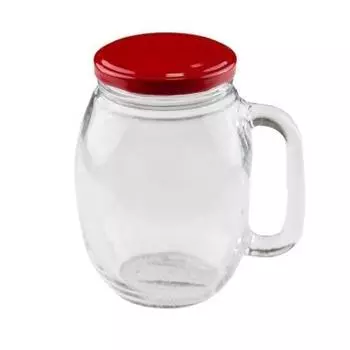 Банка для коктейля 500мл d=80мм с крышкой гладь Россия Resto (Россия)