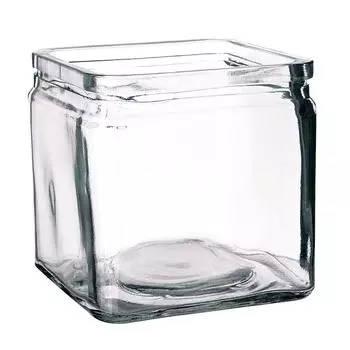 Банка для подачи квадратная 600мл 10х10х10см стекло P.L. Proff Cuisine | 15P545
