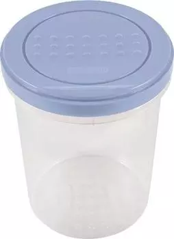 Банка для сыпучих прод. 1000мл d=115мм h=147мм светло-бежевый п/п Resto (Россия)