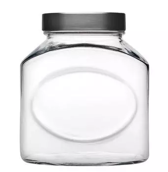 Банка для сыпучих продуктов 1000мл d=85,5мм h=153мм с металлической крышкой Б Pasabahce | 80393