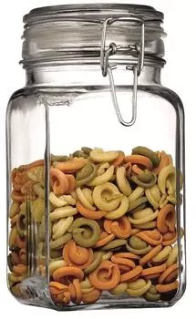 Банка для сыпучих продуктов 1300мл с бугельным замком Кремлин Pasabahce 97628