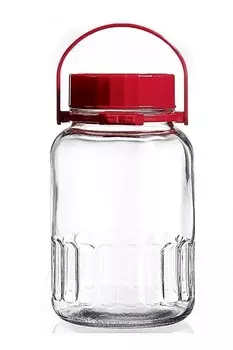 Банка для сыпучих продуктов 5000мл с пластиковой крышкой Харвест Б Pasabahce | 80007