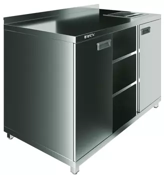 Барная станция для кофемашин Restoinox БСНКР-12/6-БП с нок-бокс