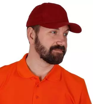 Бейсболка Resto бордовая