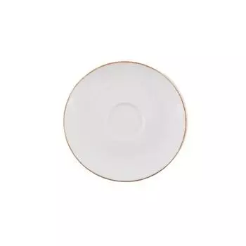 Блюдце 120мм коричневый край Bonna Retro E100GRM02KT