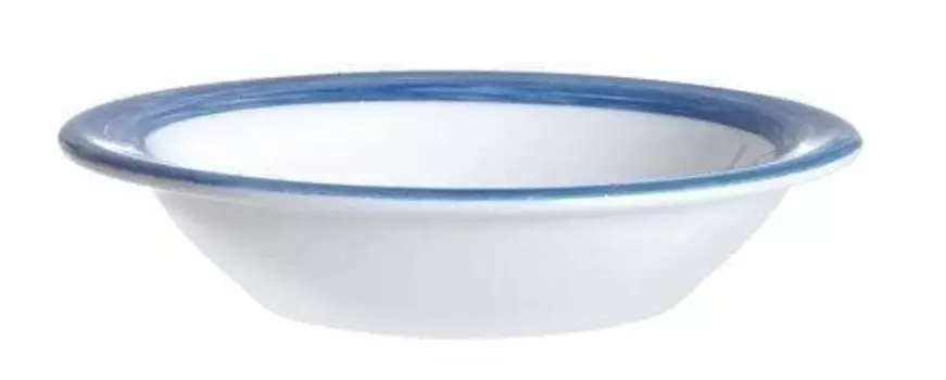 Блюдце d=120мм 110мл для десерта глубокое синий край Браш Arcoroc | H3611