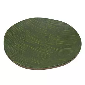 Блюдо 20,5х3см круглое Green Banana Leaf пластик меламин P.L. Proff Cuisine | JW31208-TAI