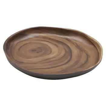 Блюдо 25х24,5х3см овальное 500мл African Wood 2 пластик меламин P.L. Proff Cuisine | S31410-TAI
