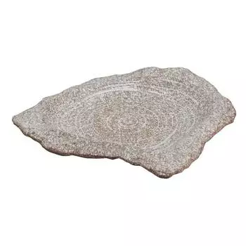 Блюдо для подачи 29х25см h3см Crush Untouched Taiga P.L. Proff Cuisine | 16-153 BROWN