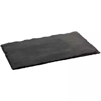 Блюдо для подачи 30х12х0,5см черное сланец P.L. Proff Cuisine | MSL3012