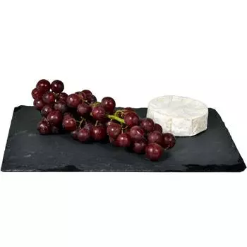 Блюдо для подачи 30х15х0,5см черное сланец P.L. Proff Cuisine | MSL6