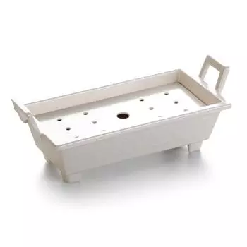 Блюдо для подачи 40,6х18,6х14,3см прямоуг. White пластик меламин P.L. Proff Cuisine | J449995TZ-GC