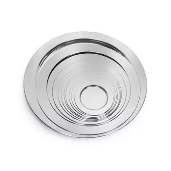 Блюдо круглое 8 Luxstahl RGS-PJ102 200мм нерж