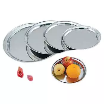 Блюдо круглое d 25см (поднос) нерж P.L. Proff Cuisine | STR10