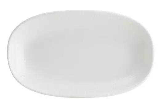 Блюдо овальное 240*140мм белый Iris White Bonna Bonna | IRSWHGRM24OKY