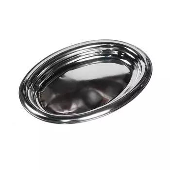 Блюдо овальное 30х5см поднос нерж P.L. Proff Cuisine | SE-03854