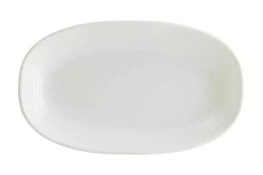 Блюдо овальное 340х190мм Bonna Loop White LOPGRM34OKY