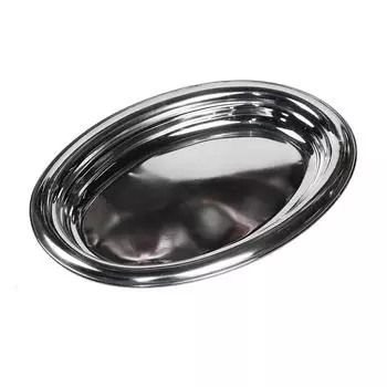 Блюдо овальное 35х5см поднос нерж P.L. Proff Cuisine | SE-03855