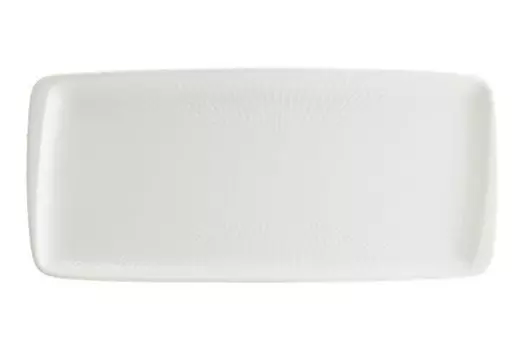 Блюдо прямоугольное 340*160мм белый Iris White Bonna Bonna | IRSWHMOV35DT