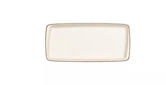 Блюдо прямоугольное 340х160мм коричневый край Bonna Retro E100MOV35DT