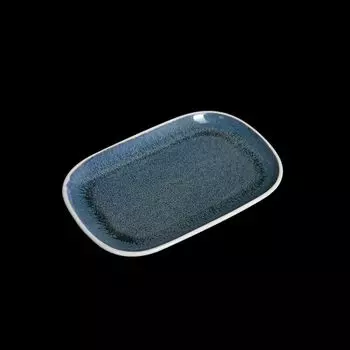 Блюдо прямоугольное 8х5,1 200х135 мм, голубой Corone Oceano