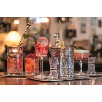 Бокал блюдце для шампанского 260мл хр. стекло Luxion Tattoo RCR Cristalleria | 26638020006